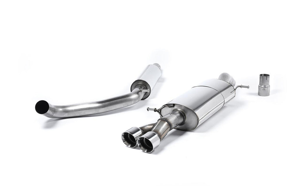 Resonated (Quieter) Cat-Back Exhaust System with Twin Polished Tips