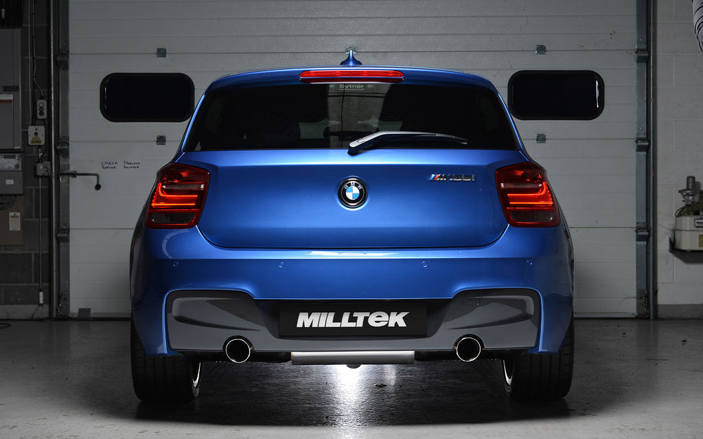 BMW F20/F21 M135i (Non X-Drive) - Road Rear Silencer with Polished Tips