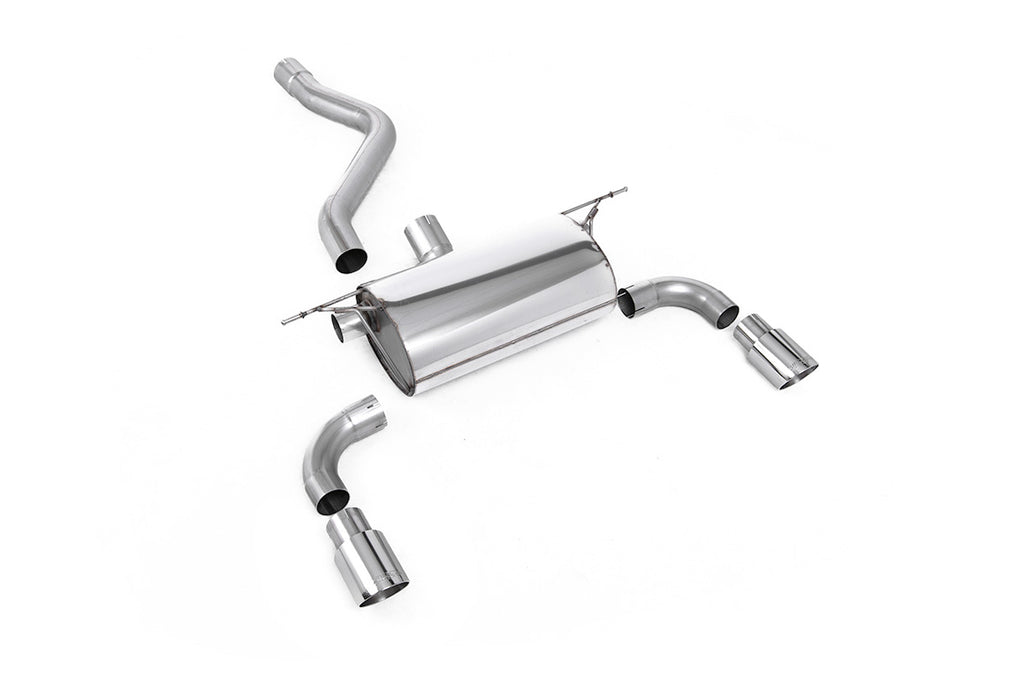 BMW F20/F21 M135i (Non X-Drive) - Road Rear Silencer with Polished Tips