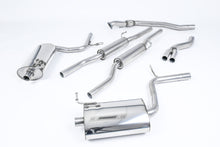 Load image into Gallery viewer, Audi A4 1.8T B6 Quattro - Resonated (Quieter) Cat-Back Exhaust System with 100mm Trims