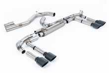 Load image into Gallery viewer, Audi S3 8Y - Non-Resonated Race (Loudest) Cat Back Exhaust System with Cerakote Black Oval Tips