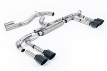 Load image into Gallery viewer, Audi S3 8Y - Non-Resonated Race (Loudest) Cat Back Exhaust System with GT-115 Cerakote Black Tips