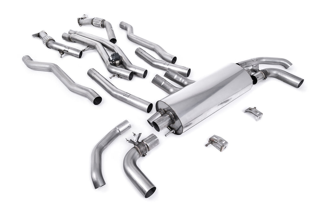 Audi SQ7/SQ8 V8 Pre LCI - Non Resonated (Loudest) OPF/GPF Back Exhaust System - Fits to OE Tailpipes