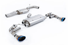 Load image into Gallery viewer, Audi TTRS MK3 Quattro - 80mm Resonated (Quieter) Cat Back with Burnt Titanium Trims