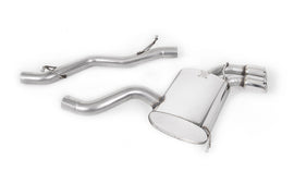 Audi S3 8P 3-door - Non-Resonated (Louder) Cat-Back Exhaust System with Polished Trims