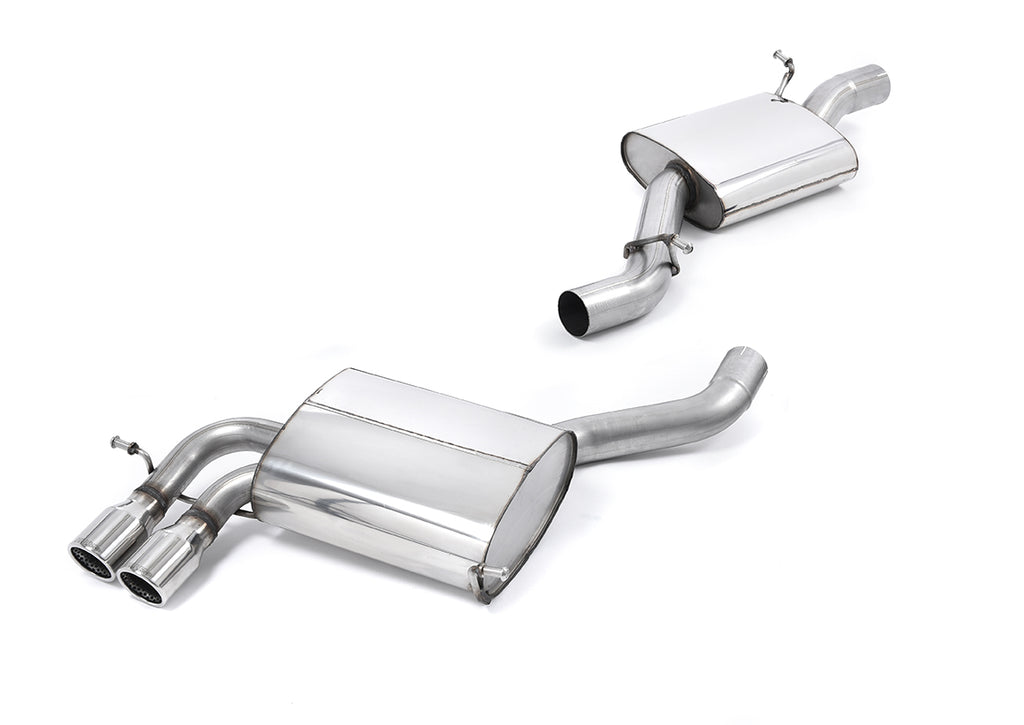 Audi S3 8P Sportback - Resonated (Quieter) Cat-Back Exhaust System with Polished Trims