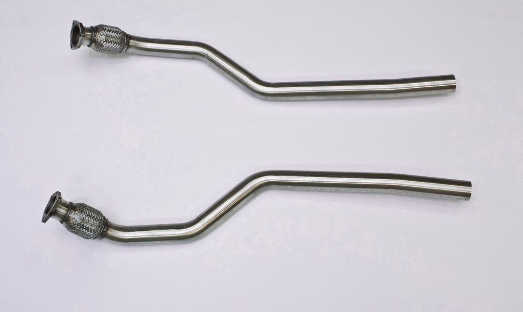 Audi S5 V8 - Large Bore Lower Downpipe Pair with Catalyst Delete (For Manual Models only)