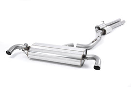 Audi TTRS MK2 2.5L - Resonated (Quieter) Cat Back Exhaust System - Uses OE Trims)