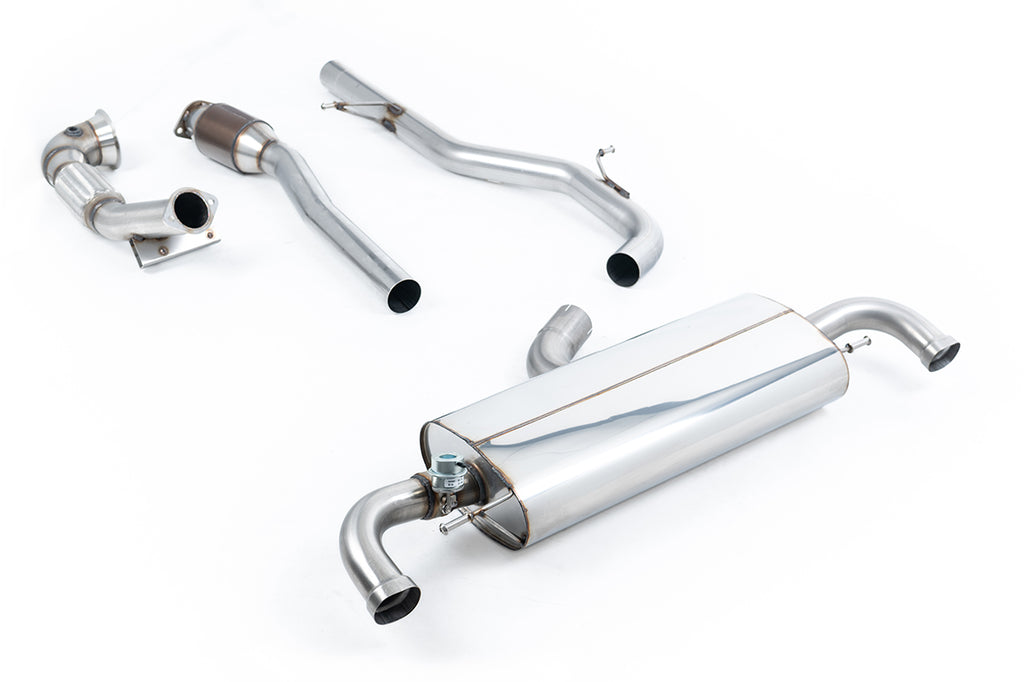 Audi TTRS MK2 2.5L - Turbo-Back Exhaust System with Hi-Flow Sports Catalyst - Uses OE Trims