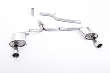 Load image into Gallery viewer, Audi A4 3.0 TDI B8 - Cat-Back Exhaust System with GT100 Dual Outlet Trims