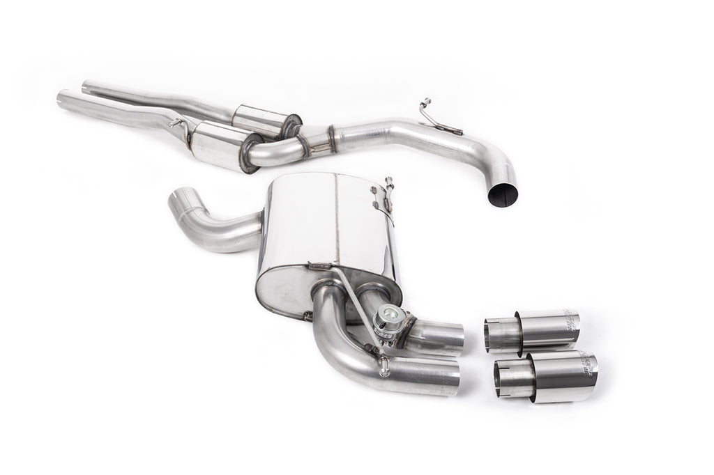 Audi RS3 8P Sportback S Tronic - Cat-Back Exhaust System with Polished Trims