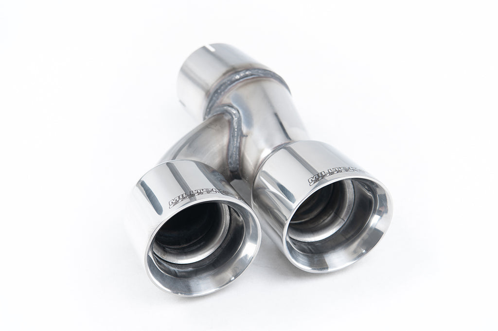 Audi A1 TFSI/VW Polo GTI 1.4 - Resonated (Quieter) Cat-Back Exhaust System with Polished Trims