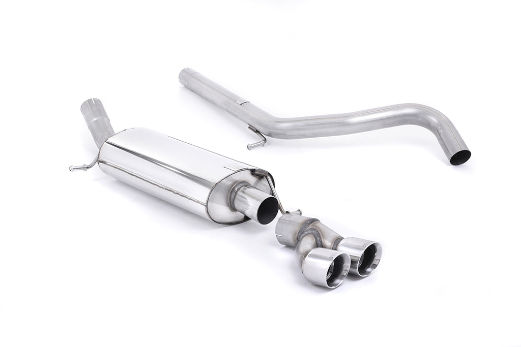Audi A1 1.4 TFSI - Non-Resonated (Louder) Cat-Back Exhaust System with Polished Trims