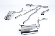 Load image into Gallery viewer, Audi A4 1.8T B6 Quattro Avant (5-speed) - Non-Resonated (Louder) Cat-Back Exhaust System with 100mm Trims