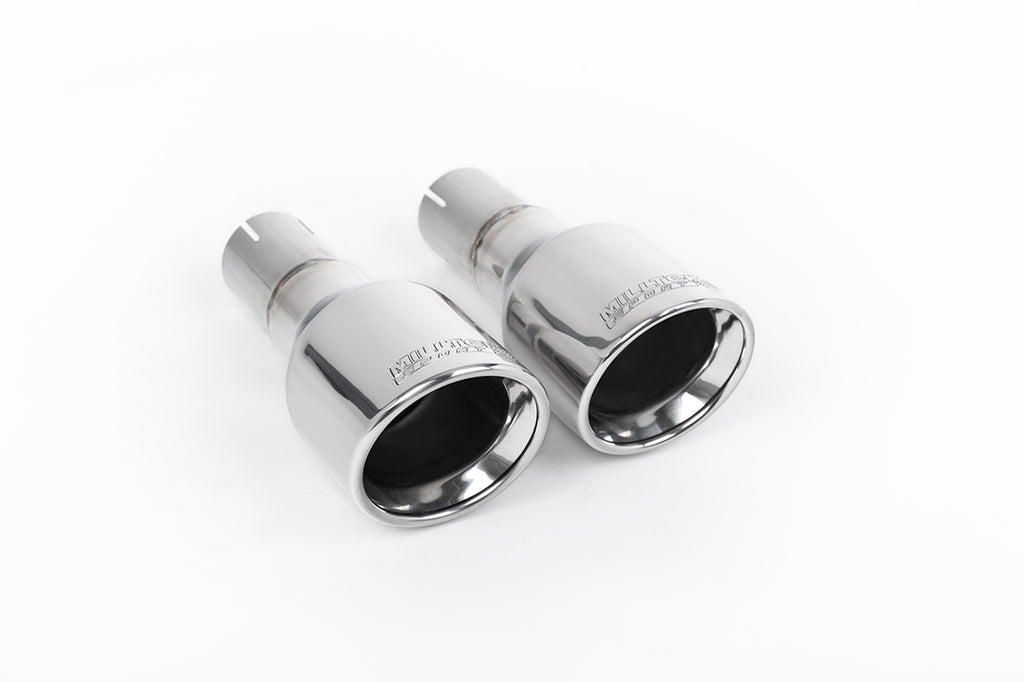 Audi A4 1.8T B7 Quattro - Non-Resonated (Louder) Cat-Back Exhaust System with 100mm Polished Trims