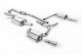 Audi A5 2.0 B8 (Multitronic) - Cat-Back Exhaust System with Duel Outlet Polished Trims