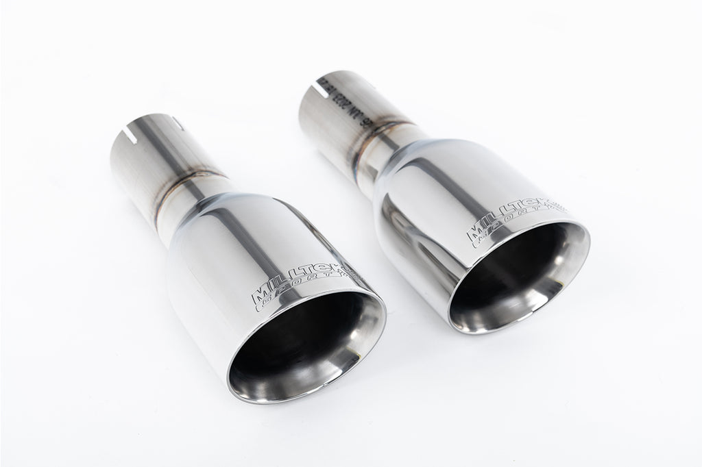 Audi A5 3.0 TDI - Cat-Back Exhaust System with Dual Outlet Polished Trims