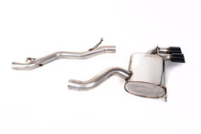 Load image into Gallery viewer, Audi S3 8P 3-door - Non-Resonated (Louder) Cat-Back Exhaust System with Ceramic Black Tips