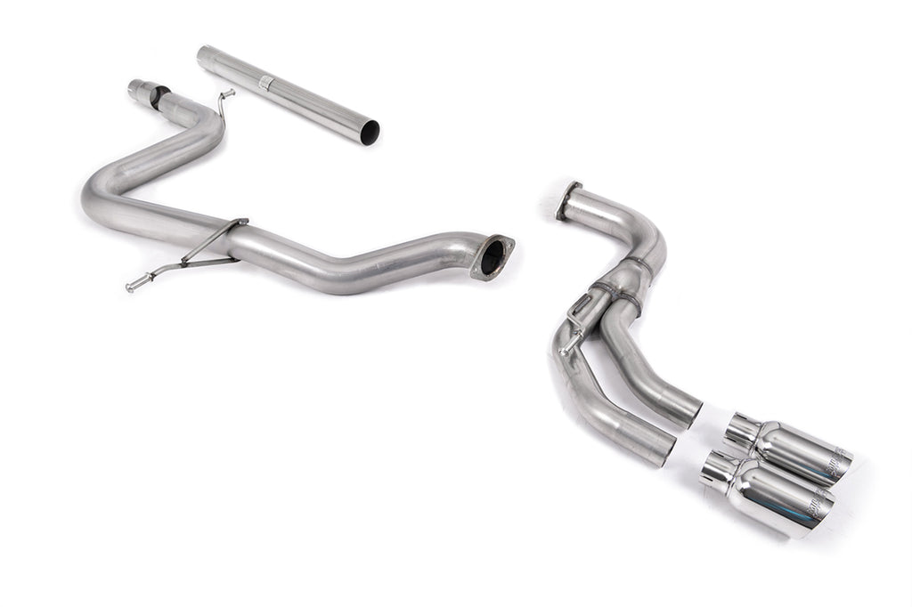 Audi A3 2.0 TDI MQB - Non-Resonated (Louder) Cat-Back Exhaust System with Polished Trims