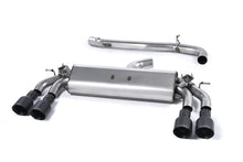 Load image into Gallery viewer, Audi S3 8V.2 - Non-Resonated (Louder) Cat-Back Exhaust System with Quad Round Cerakote Black Trims