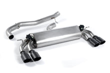 Load image into Gallery viewer, Audi S3 8V.2 - Non-Resonated (Louder) Cat-Back Exhaust System with Quad Oval Cerakote Black Trims