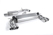Load image into Gallery viewer, Audi S3 8V/8V.2 - Resonated (Quieter) Cat-Back Exhaust System with Quad Round Polished Trims