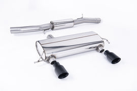 Audi TT MK1 225 Quattro - Resonated (Quieter) Cat-Back Race Exhaust System with Black Velvet Trims (For the 225 Model Only)