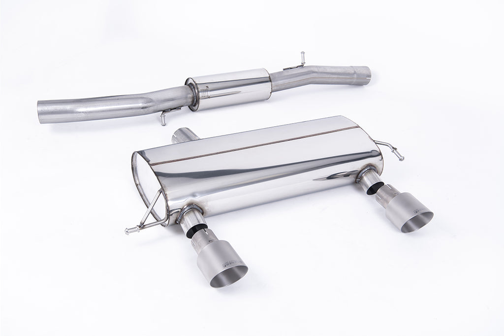 Audi TT MK1 225 Quattro - Resonated (Quieter) Cat-Back Race Exhaust System with Titanium GT100 Trims  (For the 225 Model Only)