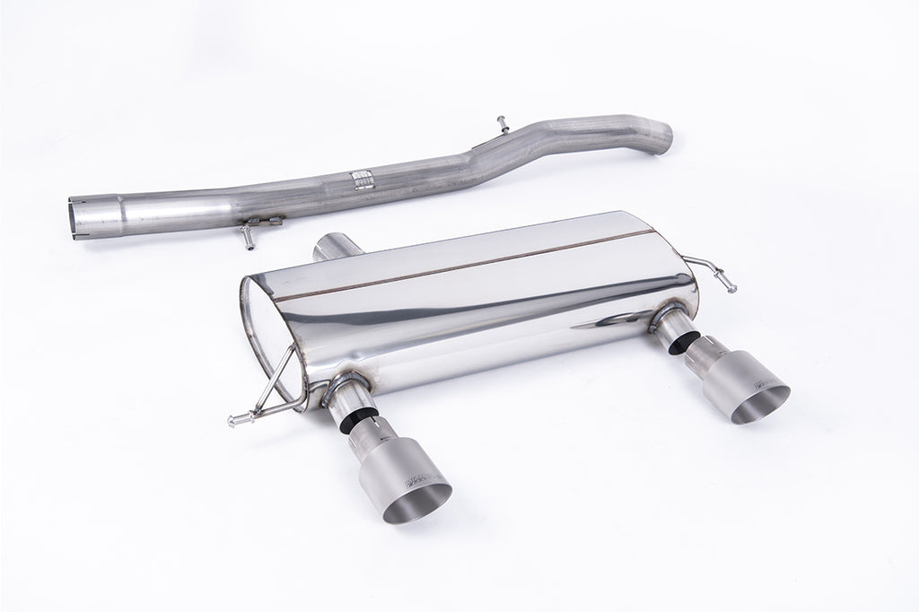 Audi TT MK1 225 Quattro - Non-Resonated (Louder) Cat-Back Race Exhaust System with Titanium GT100 Trims (For the 225 Model)