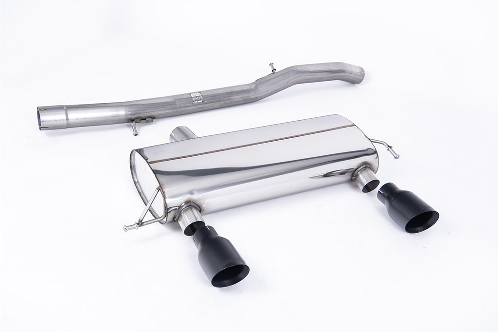 Audi TT MK1 225 Quattro - Non-Resonated (Louder) Cat-Back Race Exhaust System with  Black Velvet GT100 Trims (For the 225 Model)