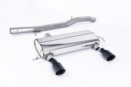 Audi TT MK1 225 Quattro - Non-Resonated (Louder) Cat-Back Race Exhaust System with  Black Velvet GT100 Trims (For the 225 Model)