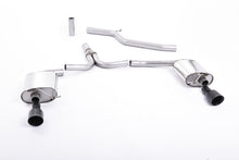 Load image into Gallery viewer, Audi A4 3.0 TDI B8 - Cat-Back Exhaust System with Cerakote Black Duel Outlet Trims