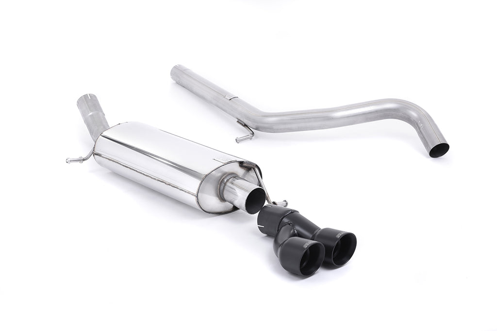Audi A1 1.4 TFSI - Non-Resonated (Louder) Cat-Back Exhaust System with Cerakote Black Trims
