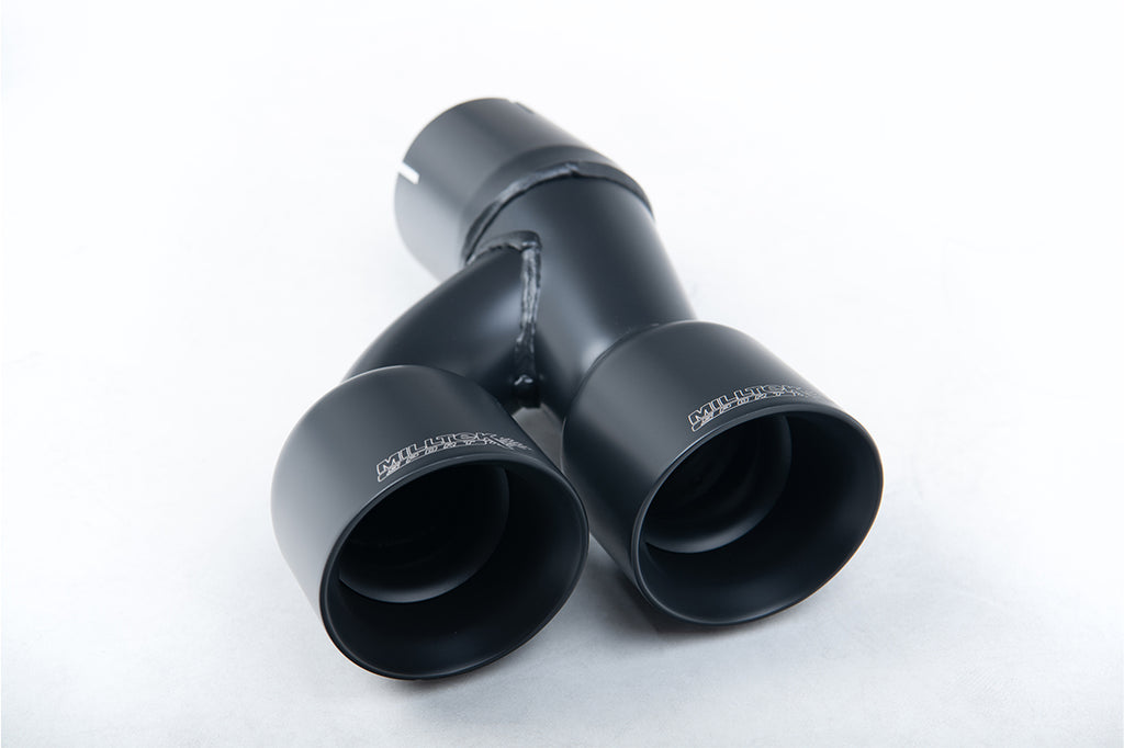 Audi A1 1.4 TFSI - Non-Resonated (Louder) Cat-Back Exhaust System with Cerakote Black Trims