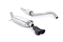 Load image into Gallery viewer, Audi A1 TFSI/VW Polo GTI 1.4 - Resonated (Quieter) Cat-Back Exhaust System with Cerakote Black Trims