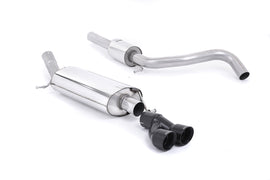 Audi A1 TFSI/VW Polo GTI 1.4 - Resonated (Quieter) Cat-Back Exhaust System with Cerakote Black Trims