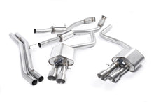 Load image into Gallery viewer, Audi S8 D4 Quattro - Resonated (Quieter) Cat-Back Exhaust System with Titanium Trims