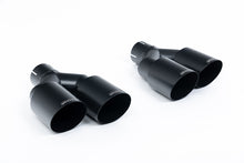 Load image into Gallery viewer, Audi S1 - Non-Resonated (Louder) Cat-Back Exhaust System with Quad Cerakote Black Round Trims