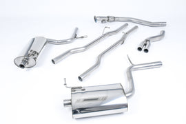 Audi A4 1.8T B6 Quattro - Non-Resonated (Louder) Cat-Back Exhaust System with 90mm GT90 trims