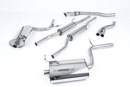Audi A4 2.0 B7 Quattro/DTM - Resonated (Quieter) Cat-Back Exhaust System with GT100 Trims (For Manual Models)