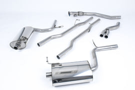 Audi A4 2.0 B7 Quattro/DTM - Non-Resonated (Louder) Cat-Back Exhaust System with GT100 Trims (For Manual Models)