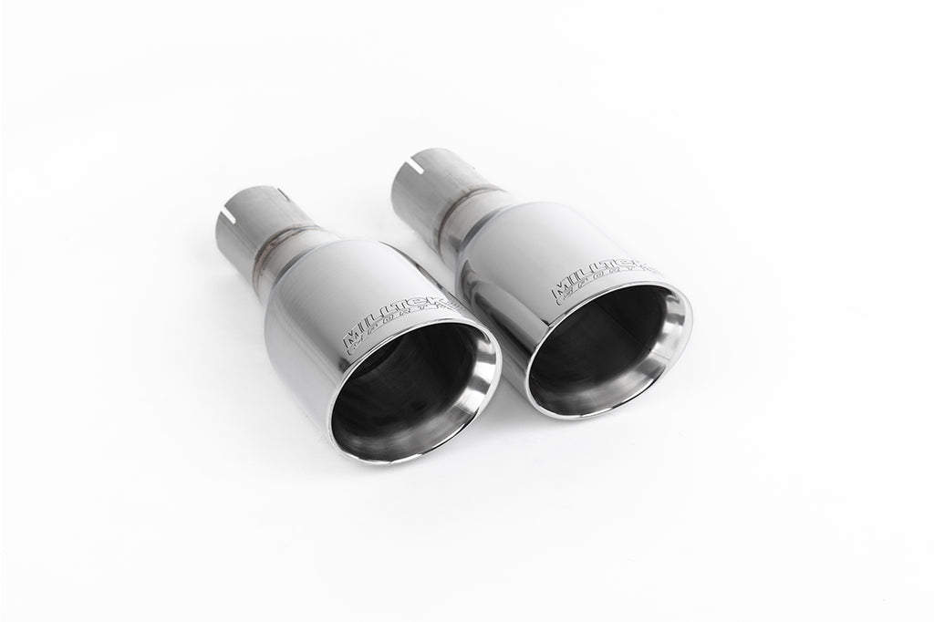 Audi A4 2.0 B7 Quattro/DTM - Non-Resonated (Louder) Cat-Back Exhaust System with GT100 Trims (For Tiptronic Models)