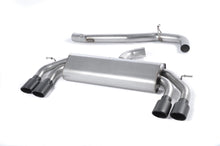 Load image into Gallery viewer, Audi S3 8V/8V.2 - Non-Valved &amp; Non-Resonated Cat-Back Race Exhaust System (Louder) with Quad Oval Cerakote Black Trims