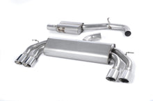Load image into Gallery viewer, Audi S3 8V/8V.2 - Non-Valved &amp; Resonated (Quieter) Cat-Back Race Exhaust System with Quad Oval Polished Trims