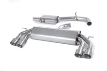 Load image into Gallery viewer, Audi S3 8V/8V.2 - Non-Valved &amp; Resonated (Quieter) Cat-Back Race Exhaust System with Quad Round Titanium Trims