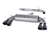 Load image into Gallery viewer, Audi S3 8V/8V.2 Sportback Non GPF - Non-Valved &amp; Non-Resonated (Louder) Cat-Back Race Exhaust System with Quad Round Cerakote Black Trims