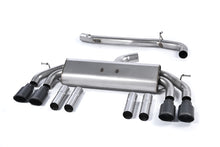 Load image into Gallery viewer, Audi S3 8V/V.2 - Non-Valved &amp; Non-Resonated (Louder) Cat-Back Race Exhaust System with  Quad Round Titanium Trims