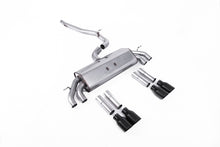 Load image into Gallery viewer, Audi S3 8V/V.2 - Non-Valved &amp; Non-Resonated (Louder) Cat-Back Race Exhaust System with Quad Round Cerakote Black Trims