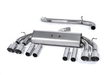 Load image into Gallery viewer, Audi S3 8V/V.2 - Non-Valved &amp; Non-Resonated (Louder) Cat-Back Race Exhaust System Quad Round Titanium Trims