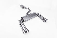 Load image into Gallery viewer, Audi S3 8V/V.2 - Non-Valved &amp; Resonated (Quieter) Cat-Back Race Exhaust System with Quad Round Titanium Trims